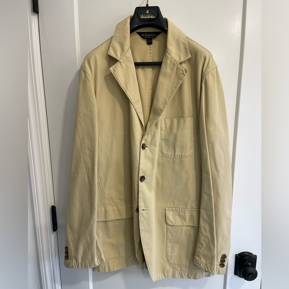 NWOT, Men’s Brooks Brothers cotton blazer